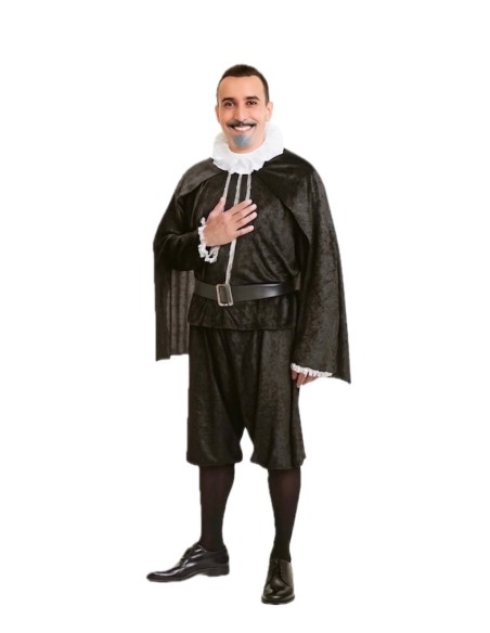 Disfarce Cervantes Tamanho L - de alta qualidade, ideal para carnaval, festas temáticas e eventos especiais